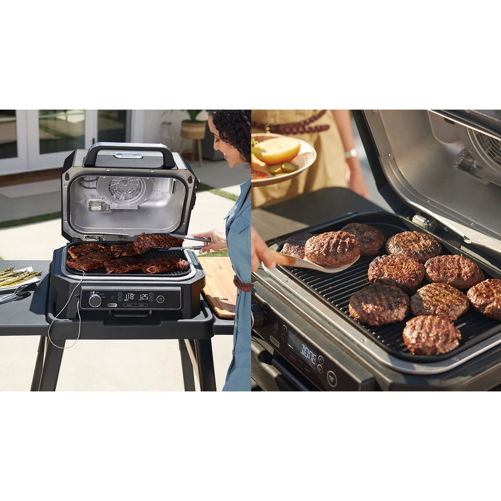 Ninja Woodfire Pro XL Outdoor Electric BBQ Grill & Smoker - Black & Grey | OG850UK - Image 6