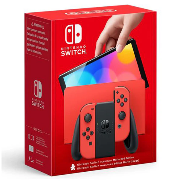 Nintendo Switch OLED Mario Red Edition - Red | 10011773 - Image 4