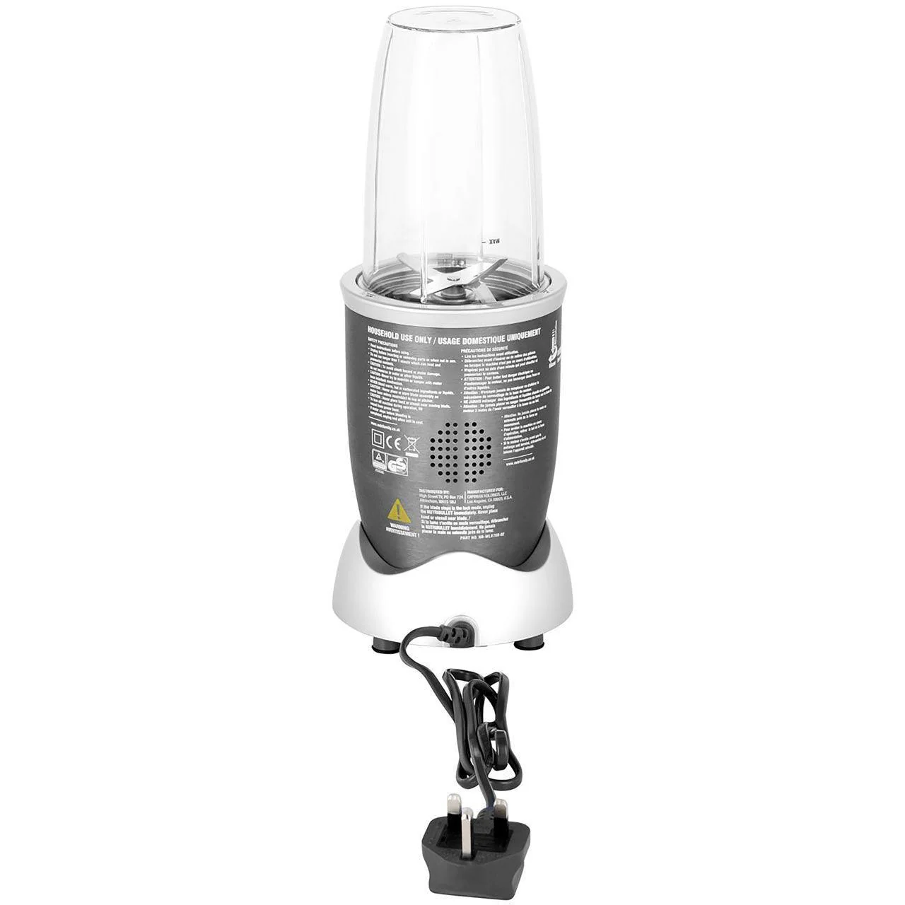 NutriBullet 600W Smoothie Maker - Graphite | NBL8 - Image 25