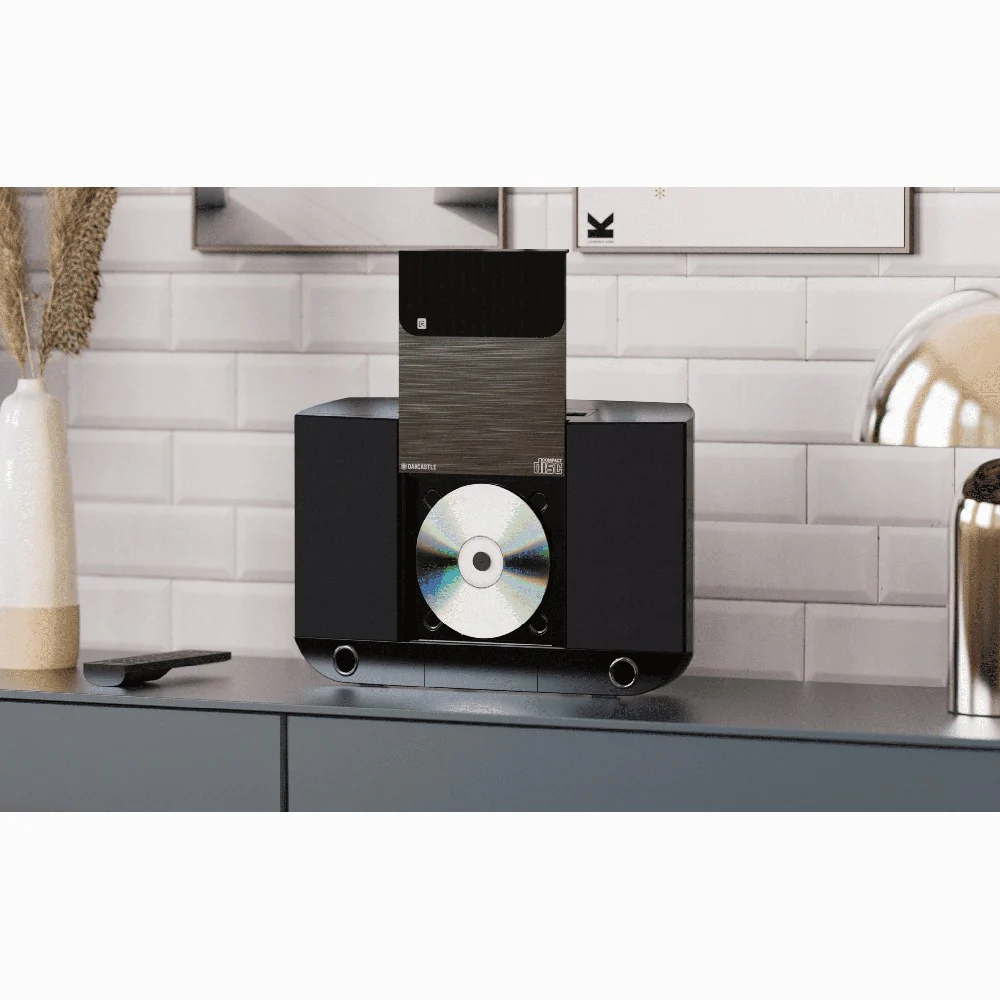 Oakcastle HiFi100 Compact Hi-Fi Stereo System - Black | 1000002839 - Image 3