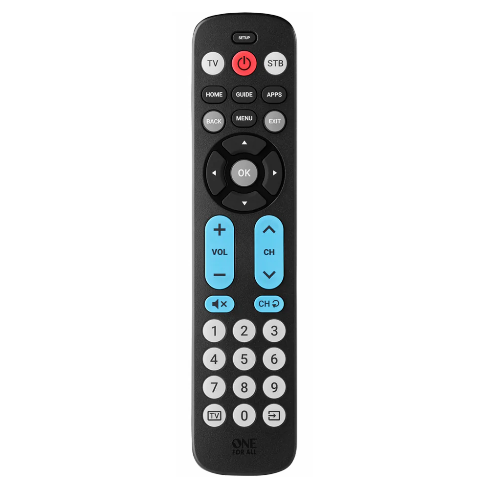 One For All Big Button Remote - Black | URC6821
