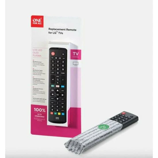 One For All LG TV Replacement Remote Control - Black | URC4911 - Image 4