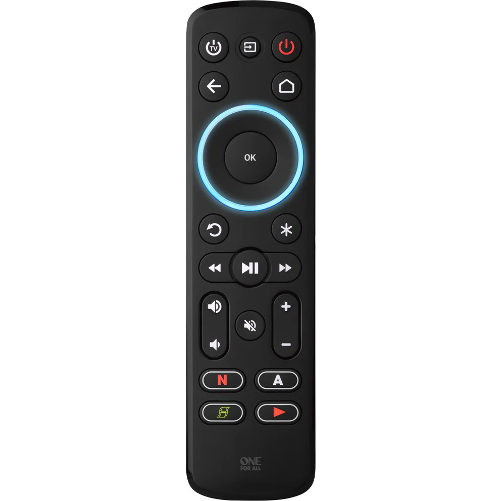 One For All Streamer Remote for Streaming Devices - Black | URC7935