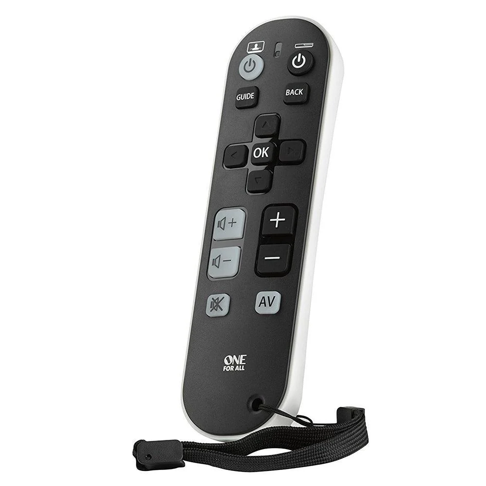 One For All TV Zapper Universal Remote Control - URC6810 | Black