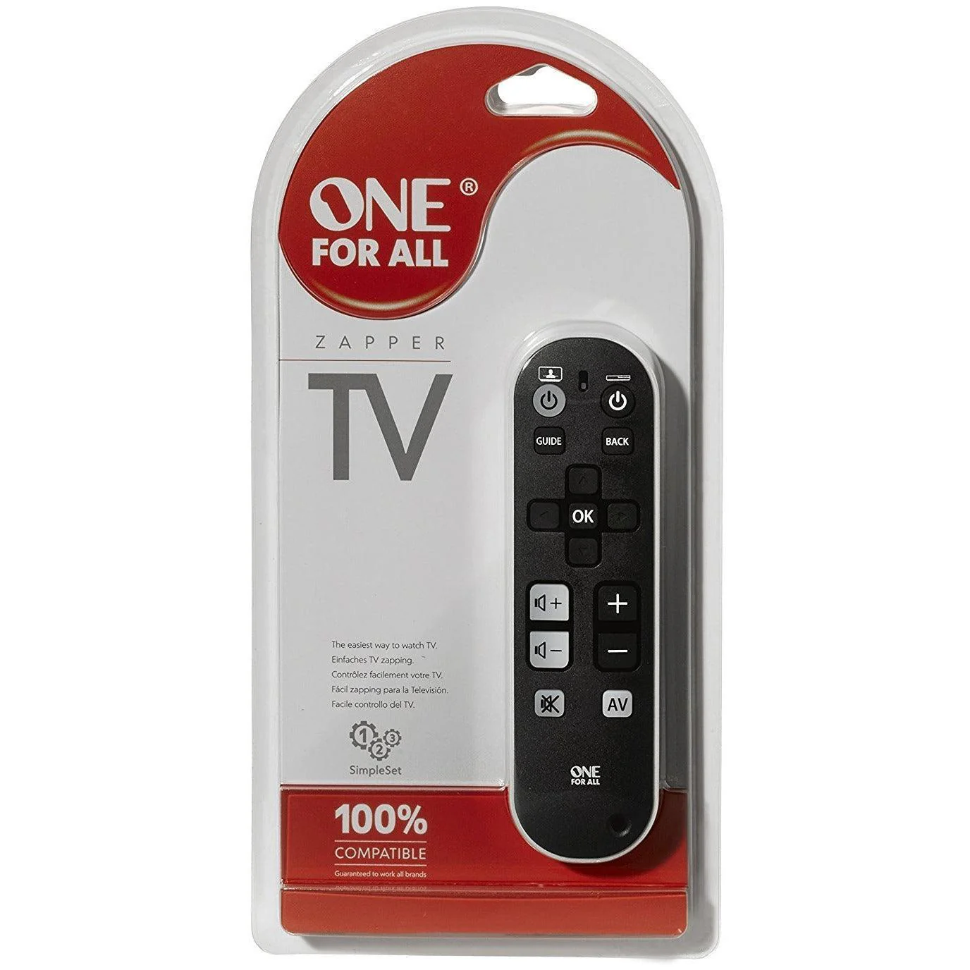 One For All TV Zapper Universal Remote Control - URC6810 | Black - Image 5