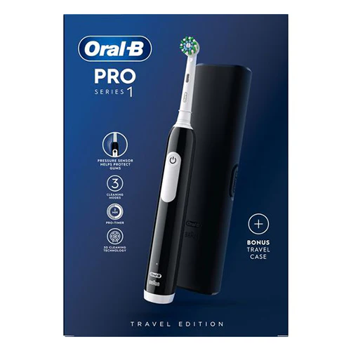 Oral-B Pro Series 1 Electric Toothbrush with Travel Case - Black Onyx | OB8001090914057 - Image 10