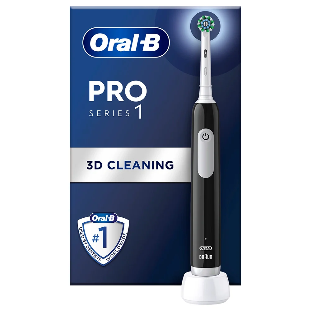 Oral-B Pro Series 1 Electric Toothbrush with Travel Case - Black Onyx | OB8001090914057 - Image 7