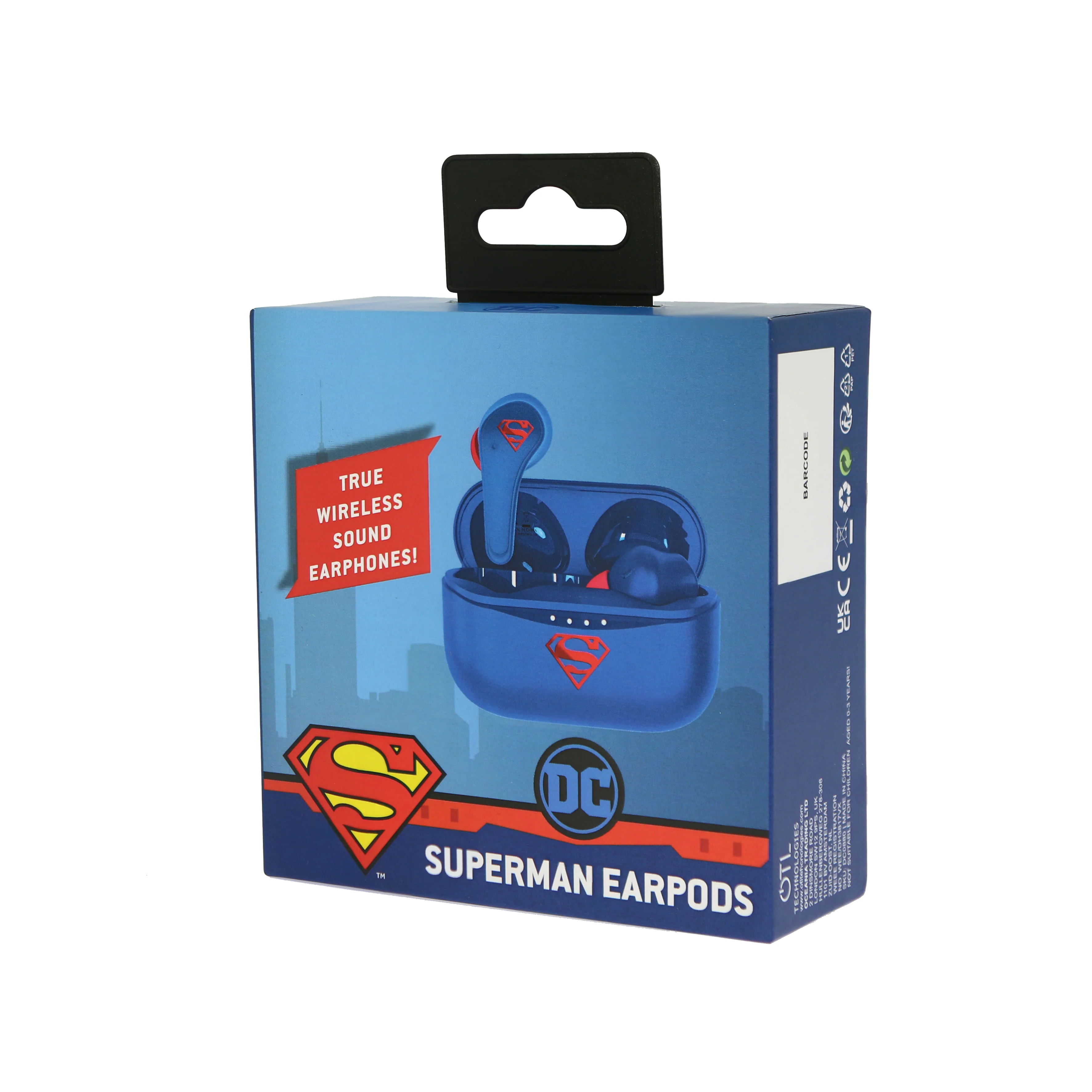 OTL DC Comics Superman In-Ear True Wireless Earbuds - Blue | DC0880 - Image 7