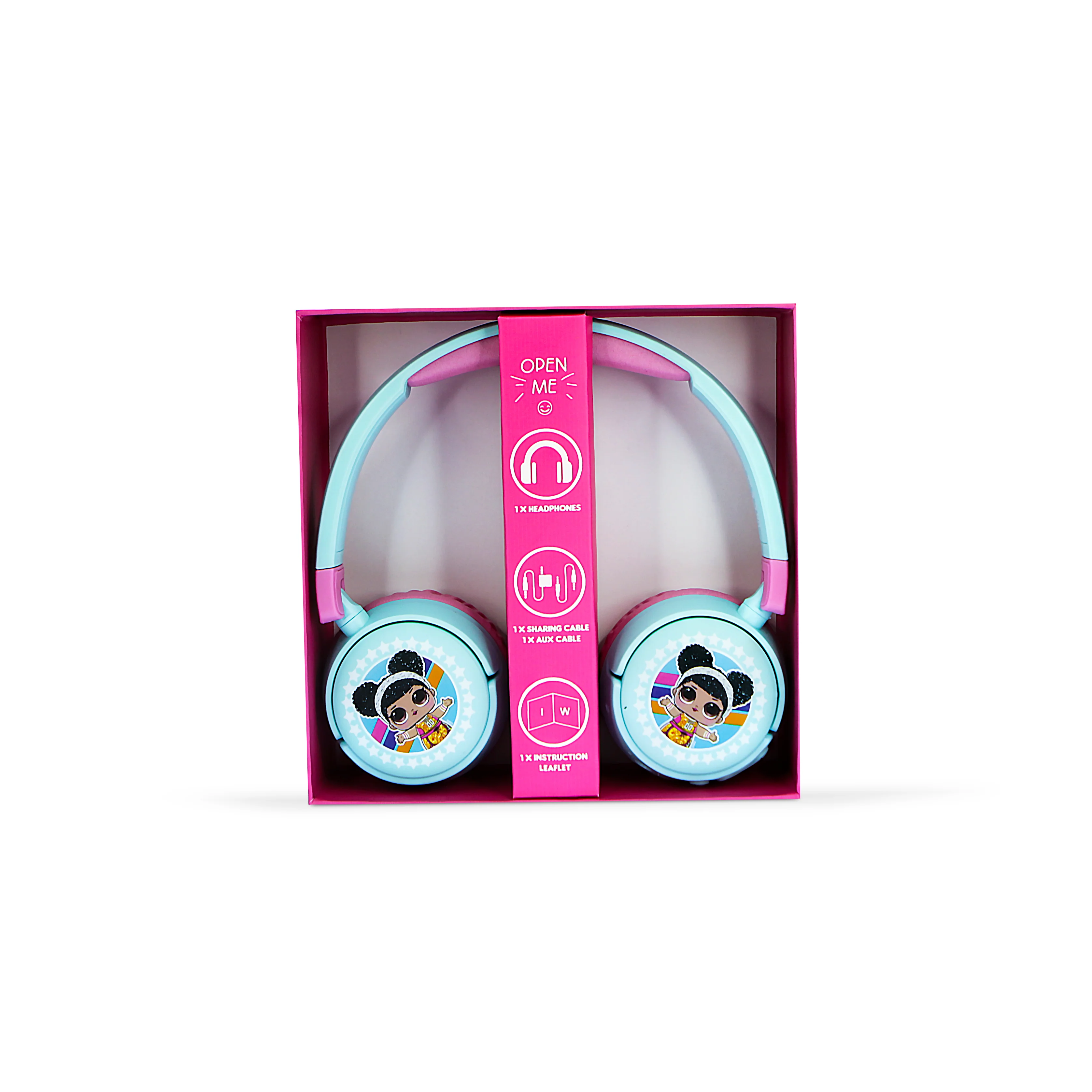 OTL LOL Surprise Kids On-Ear Wireless Bluetooth Headphone - Pink & Blue | LOL979 - Image 7
