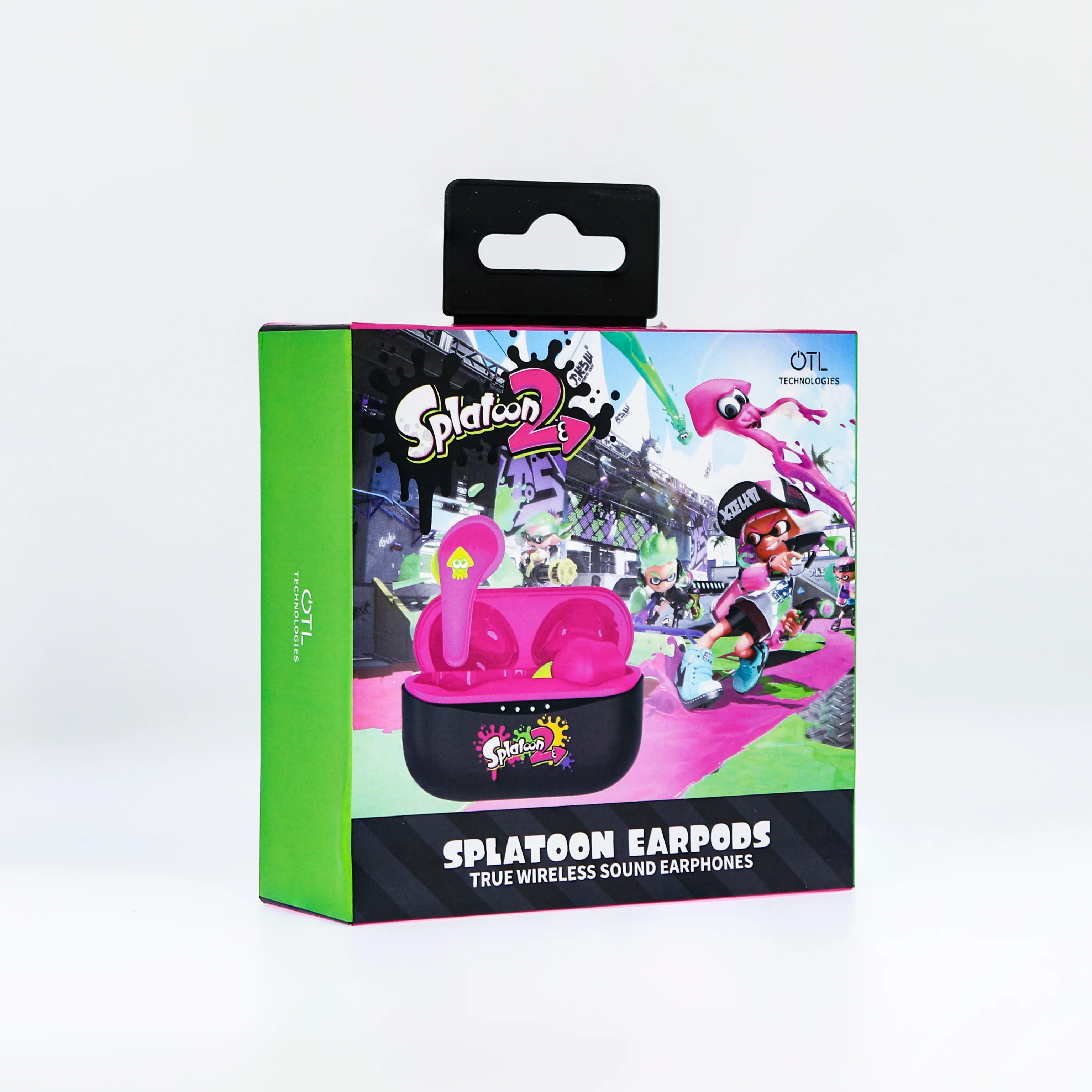 OTL Nintendo Spatoon 2 In-Ear True Wireless Earbuds - Pink & Black | ST0884 - Image 5