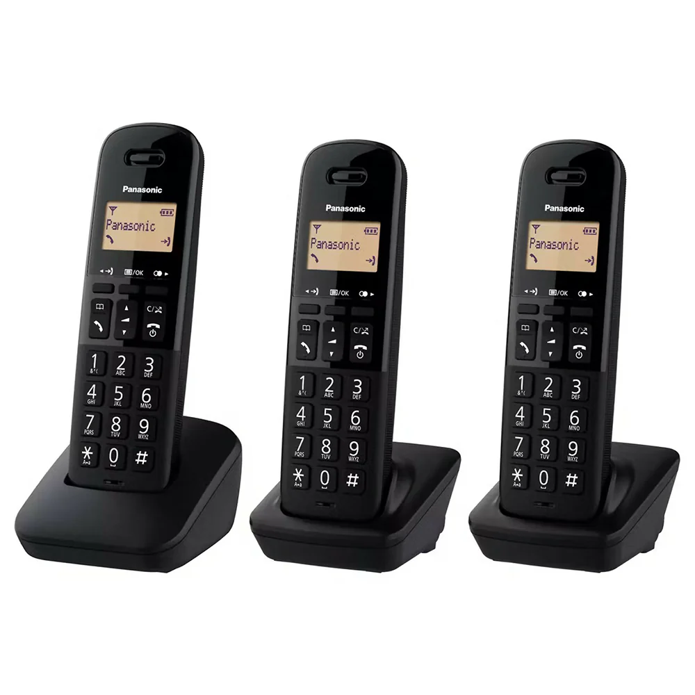 Panasonic KX-TGB 613 Cordless Trio Dect Phone - Black | TLB613TRI - Image 3