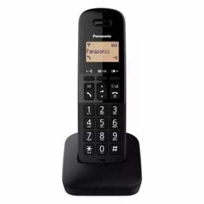 Panasonic Single Cordless Dect Phone - Black | TLB610