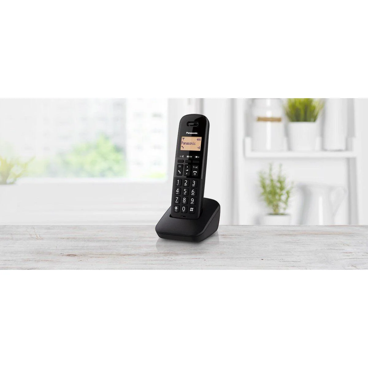 Panasonic Twin Cordless Dect Phone - Black | KX-TGB612 - Image 2