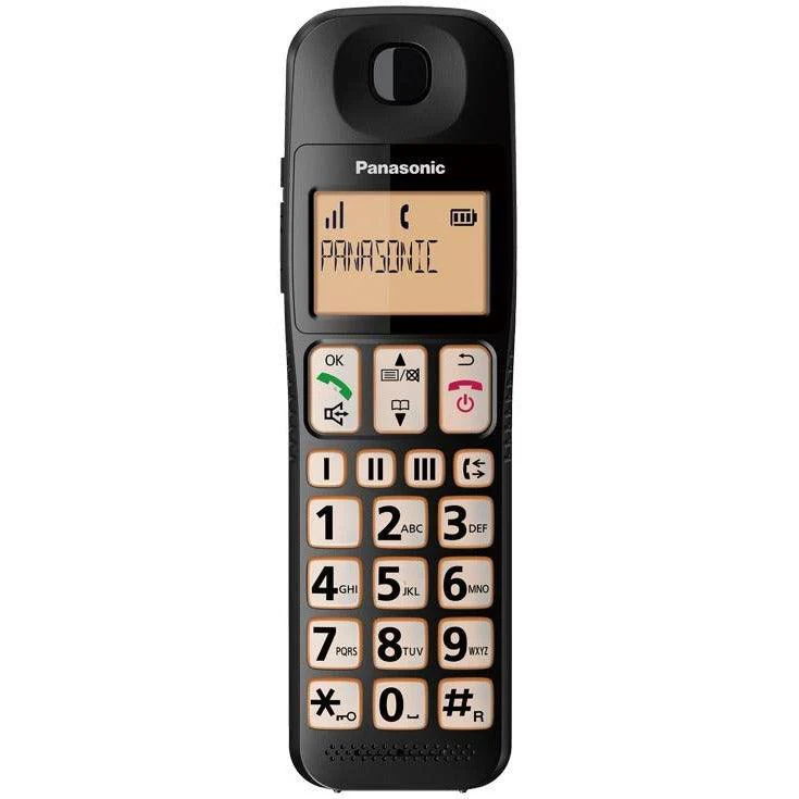Panasonic Twin Digital Cordless Dect Phone - Black | KX-TGE112EB - Image 2