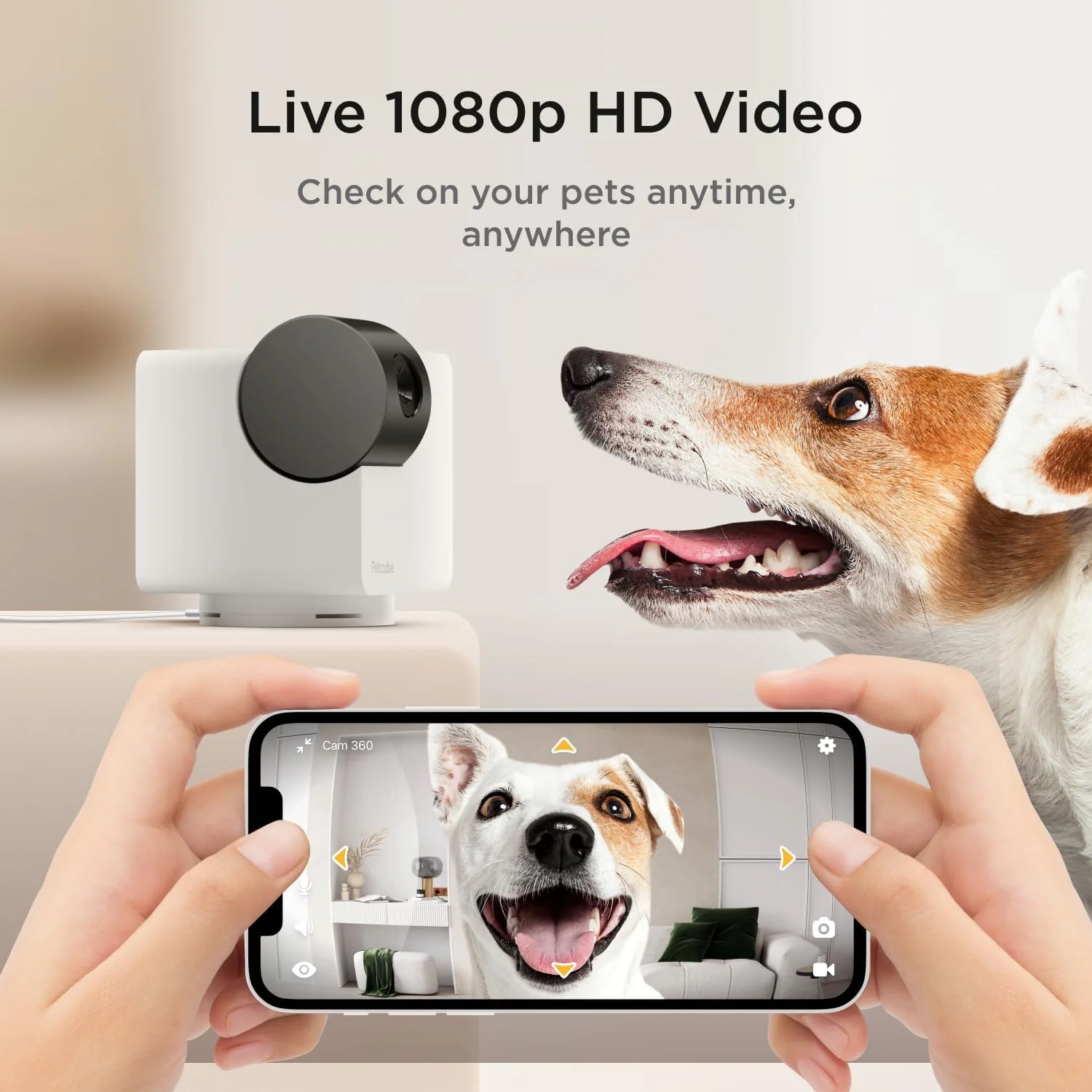Petcube 360 Camera for Pet - White | 854592007523 - Image 7