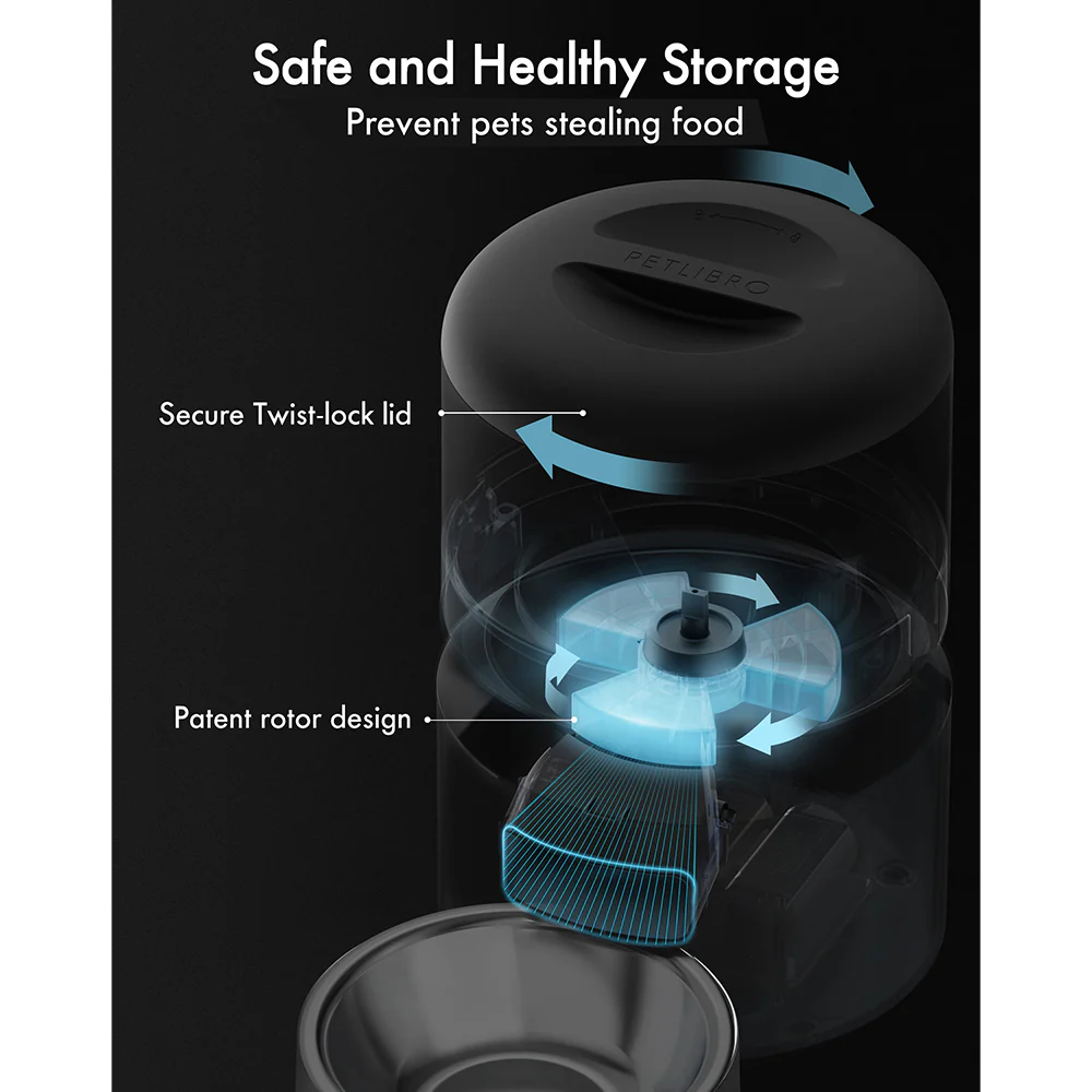 Petlibro Granary 3L Automatic Feeder - Black | PL-AF005-91B - Image 9