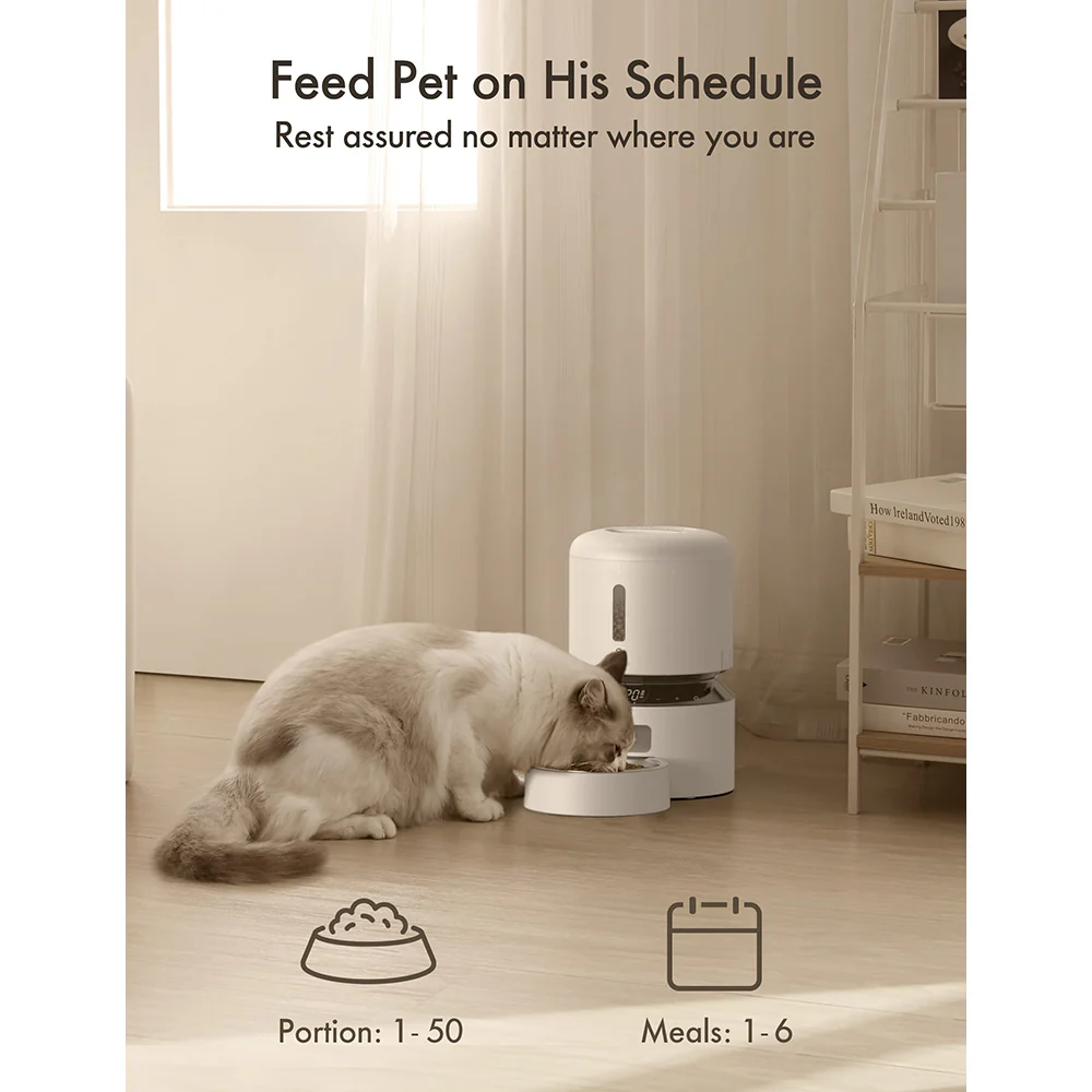 Petlibro Granary 3L Automatic Feeder - White | PL-AF005-91W - Image 4