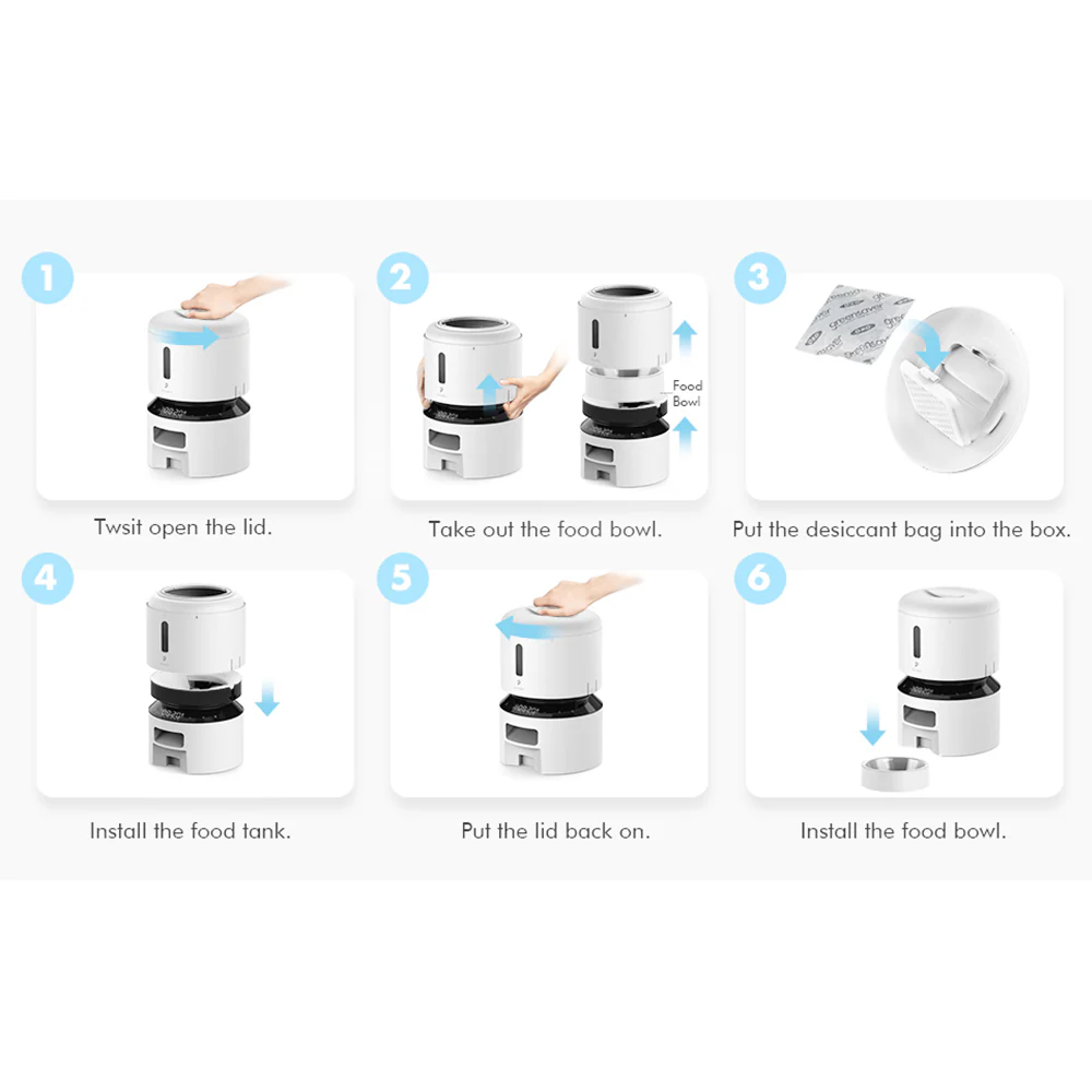 Petlibro Granary 3L Automatic Feeder - White | PL-AF005-91W - Image 5