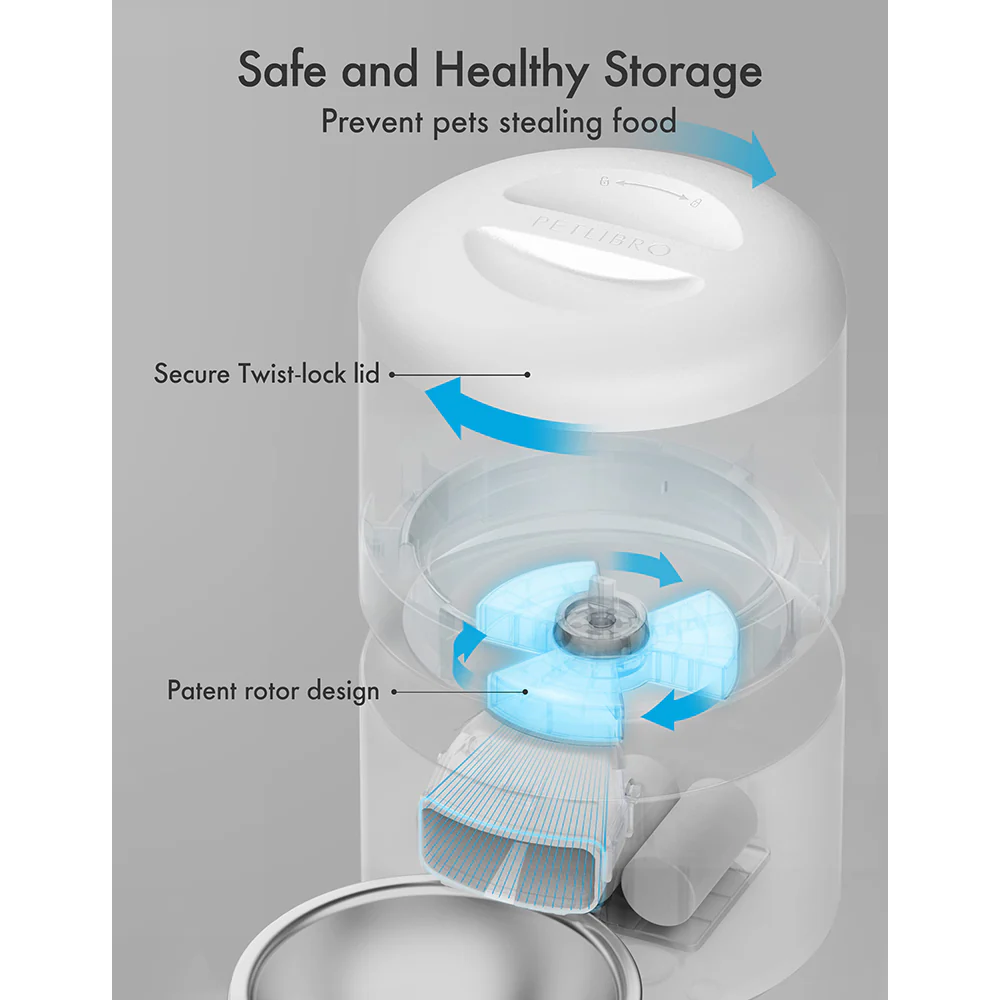 Petlibro Granary 3L Automatic Feeder - White | PL-AF005-91W - Image 9
