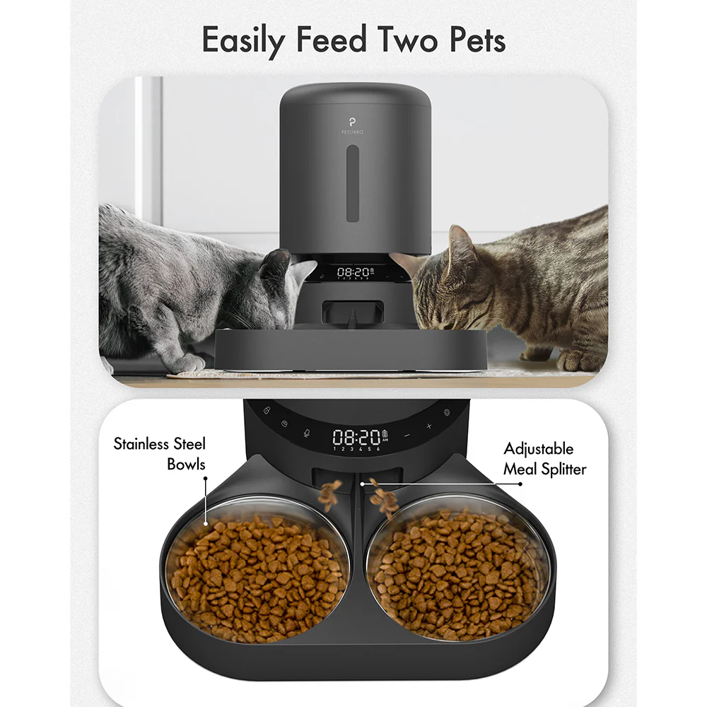 Petlibro Granary 5L Dual Food Tray Automatic Feeder - Black | PL-AF006-93B - Image 12