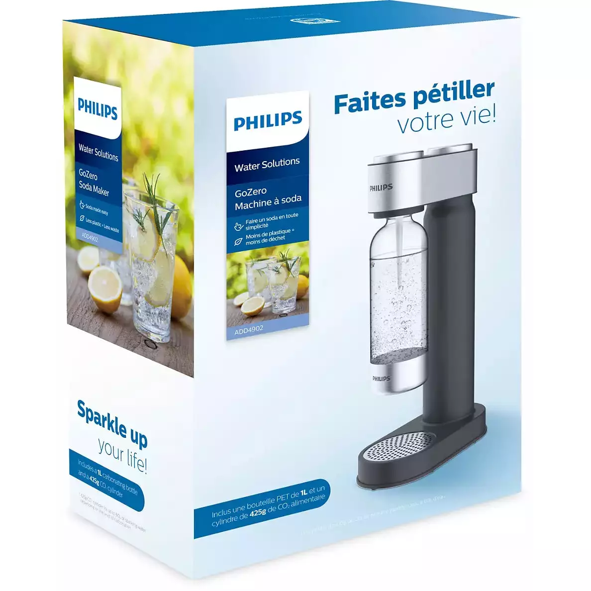 Philips GoZero Soda Maker - Black & Stainless Steel | ADD4902BK/10 - Image 9