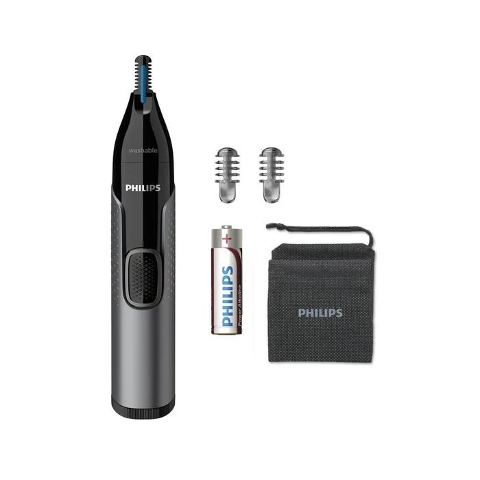 Philips Series 3000 Wet & Dry Nose, Ear & Eyebrow Trimmer - Black & Grey | NT3650/16 - Image 2