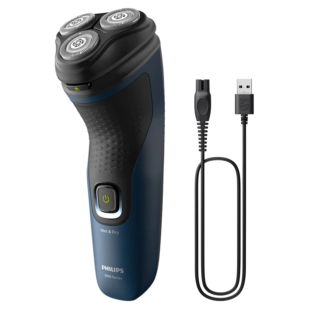 Philips Shaver 1000 Series Wet & Dry Electric Shaver - Blue Malibu | S1151 - Image 3