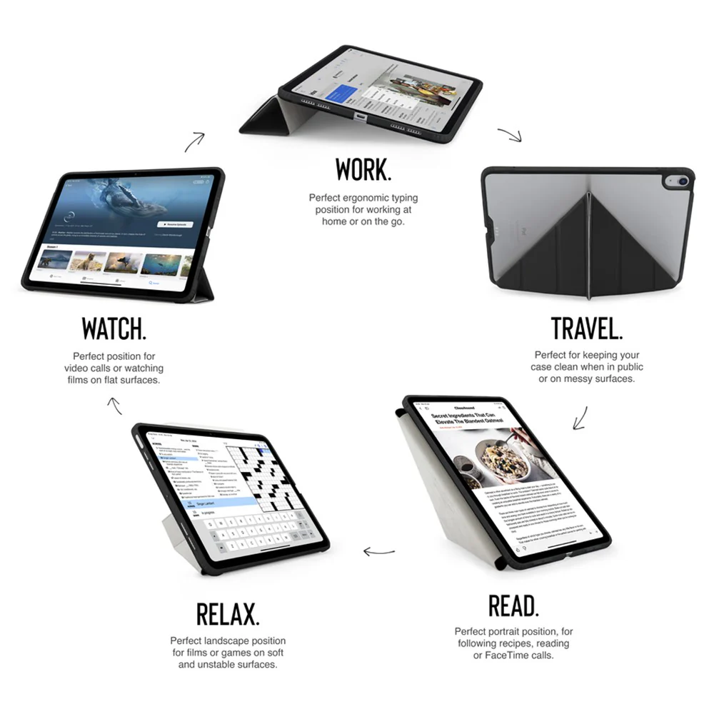 Pipetto Origami No1 Original Case For iPad Air 13 - Black | P052-49-AE - Image 8