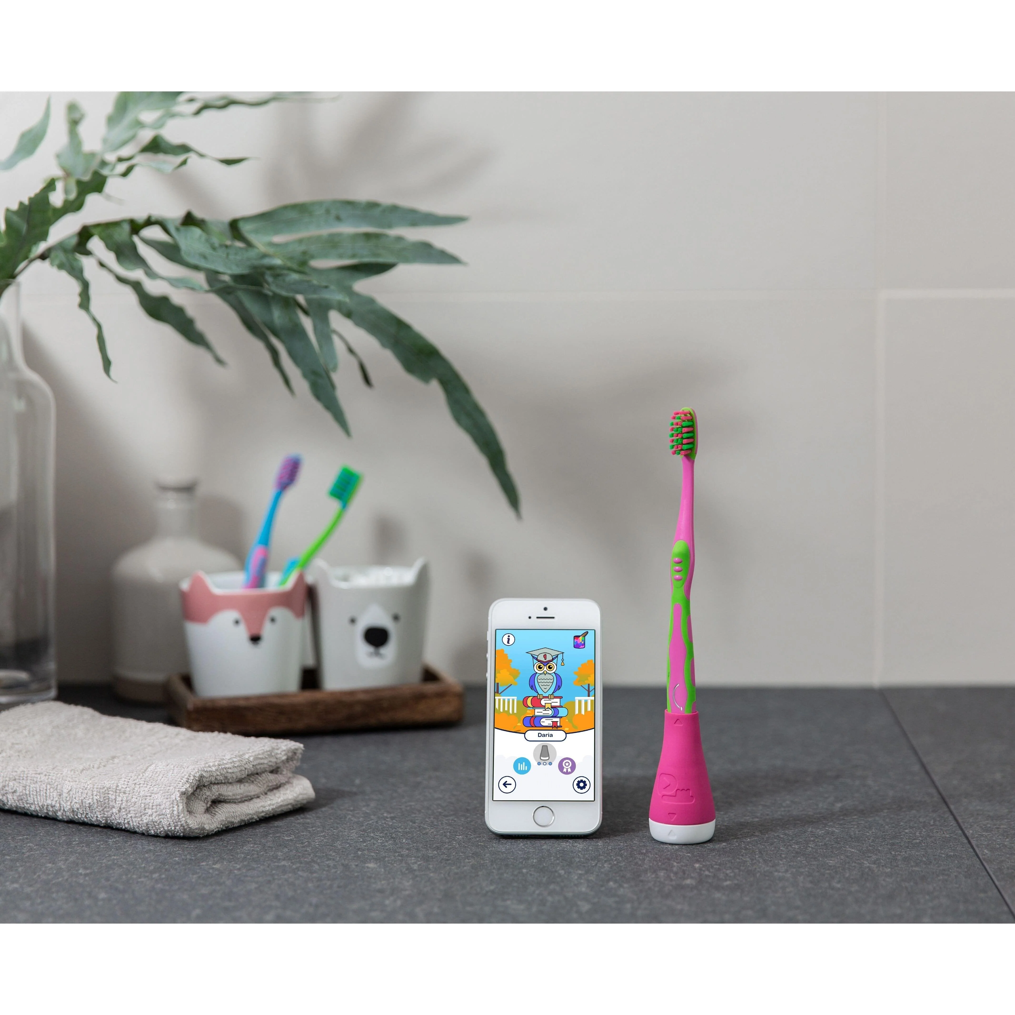 Playbrush Smart Kids Toothbrush - Pink | E71009259 - Image 4