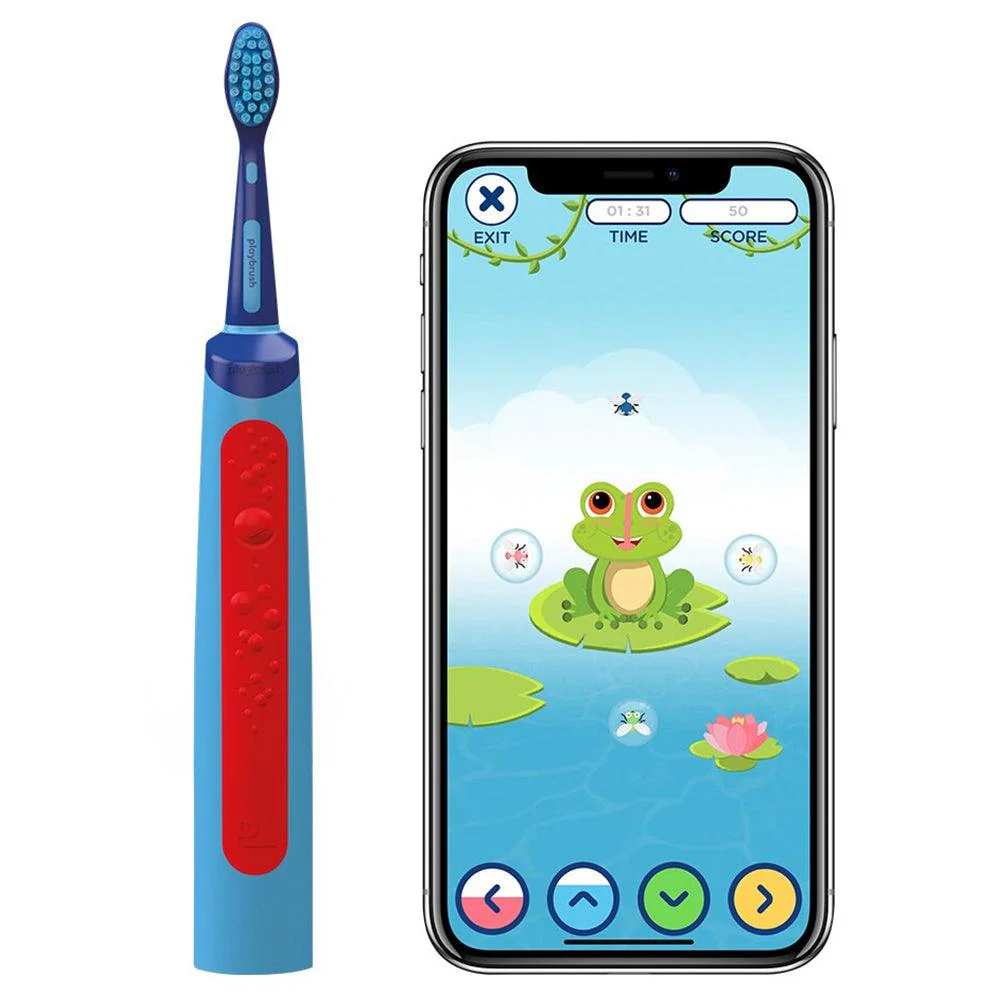 Playbrush Smart Sonic Kids Toothbrush - Blue | E71009255 - Image 6