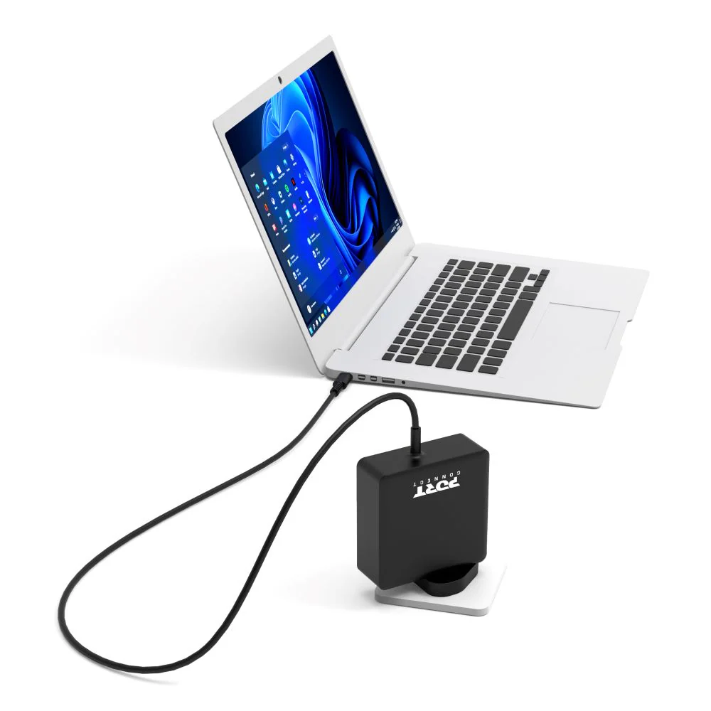 Port Connect Power Supply 65W USB-C Laptop Charger - Black | 900007B-UK - Image 2