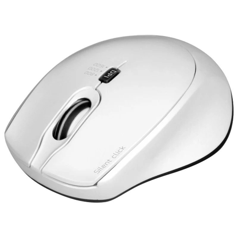 Port Connect Silent Wireless Mouse - White | 900714 - Image 2