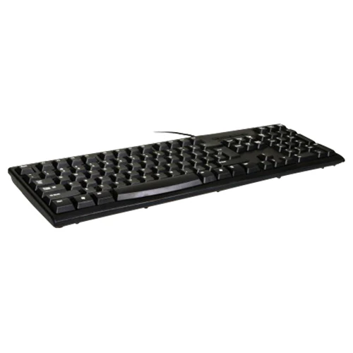 Port Connect Wired USB Qwerty Keyboard - Black | 900753-UK - Image 2