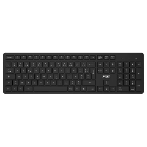 Port Designs Azerty Wireless Keyboard & Mouse - Black | 900904-UK - Image 2