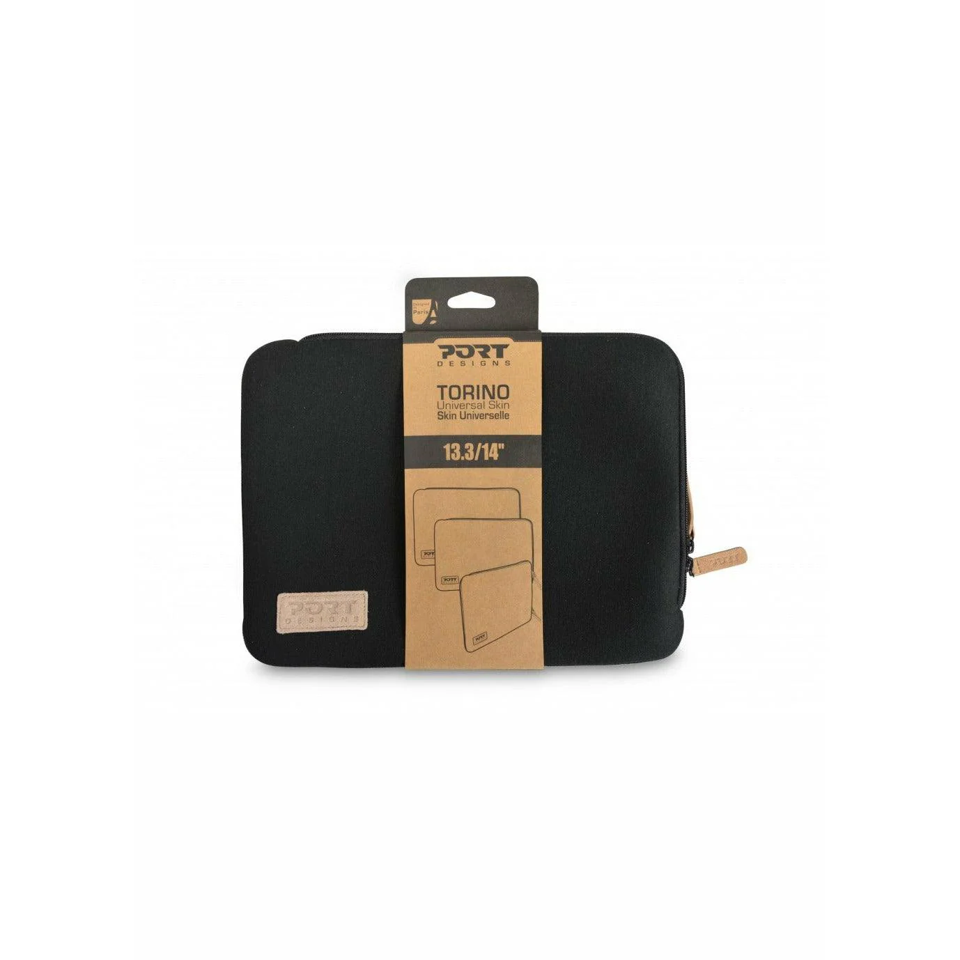 Port Designs Torino 13.3" Laptop Sleeve - Black | 140381 - Image 5
