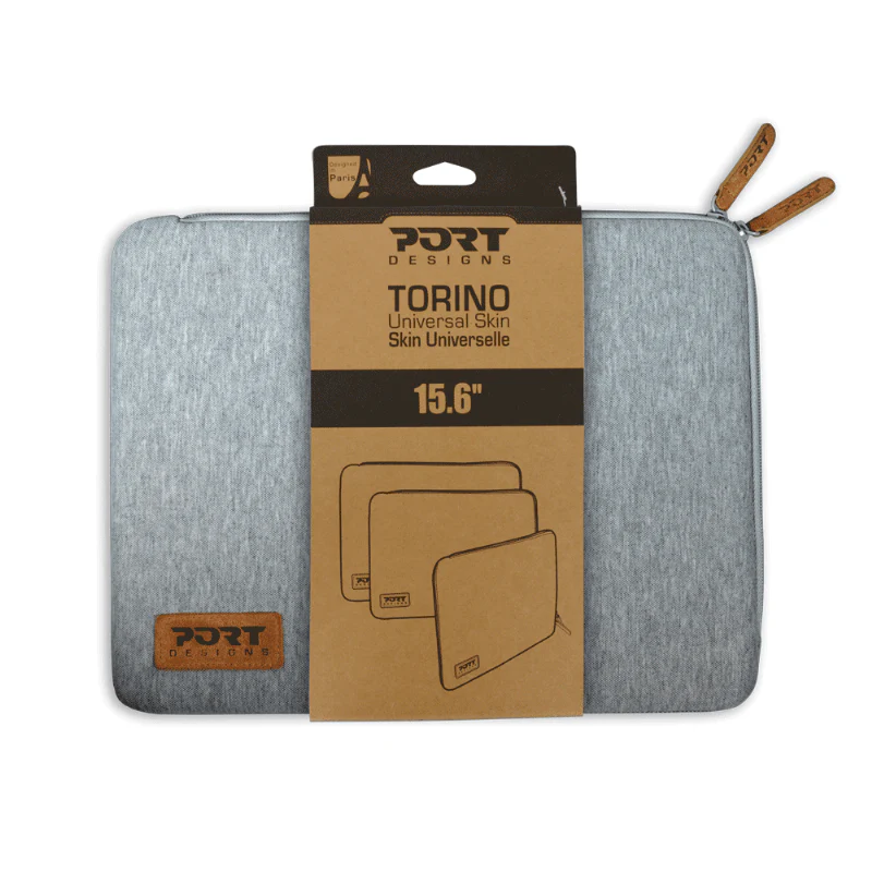 Port Designs Torino 14"/15.6'' Laptop Sleeve - Grey | 140385 - Image 6