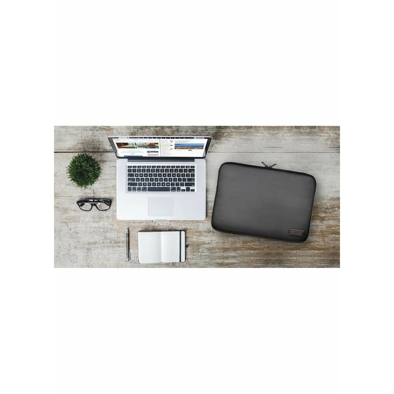 Port Designs Zurich 12" MacBook Laptop Sleeve - Black | 110306 - Image 6