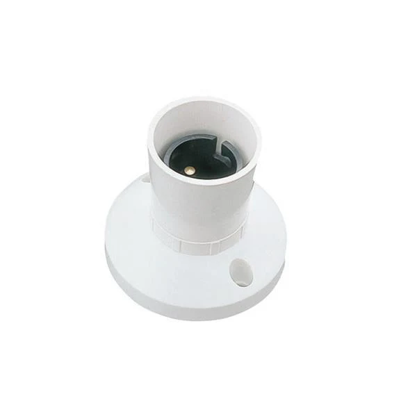 Powermaster 100W Straight Batton Lamp Holder - White | 1434-08 - Image 2