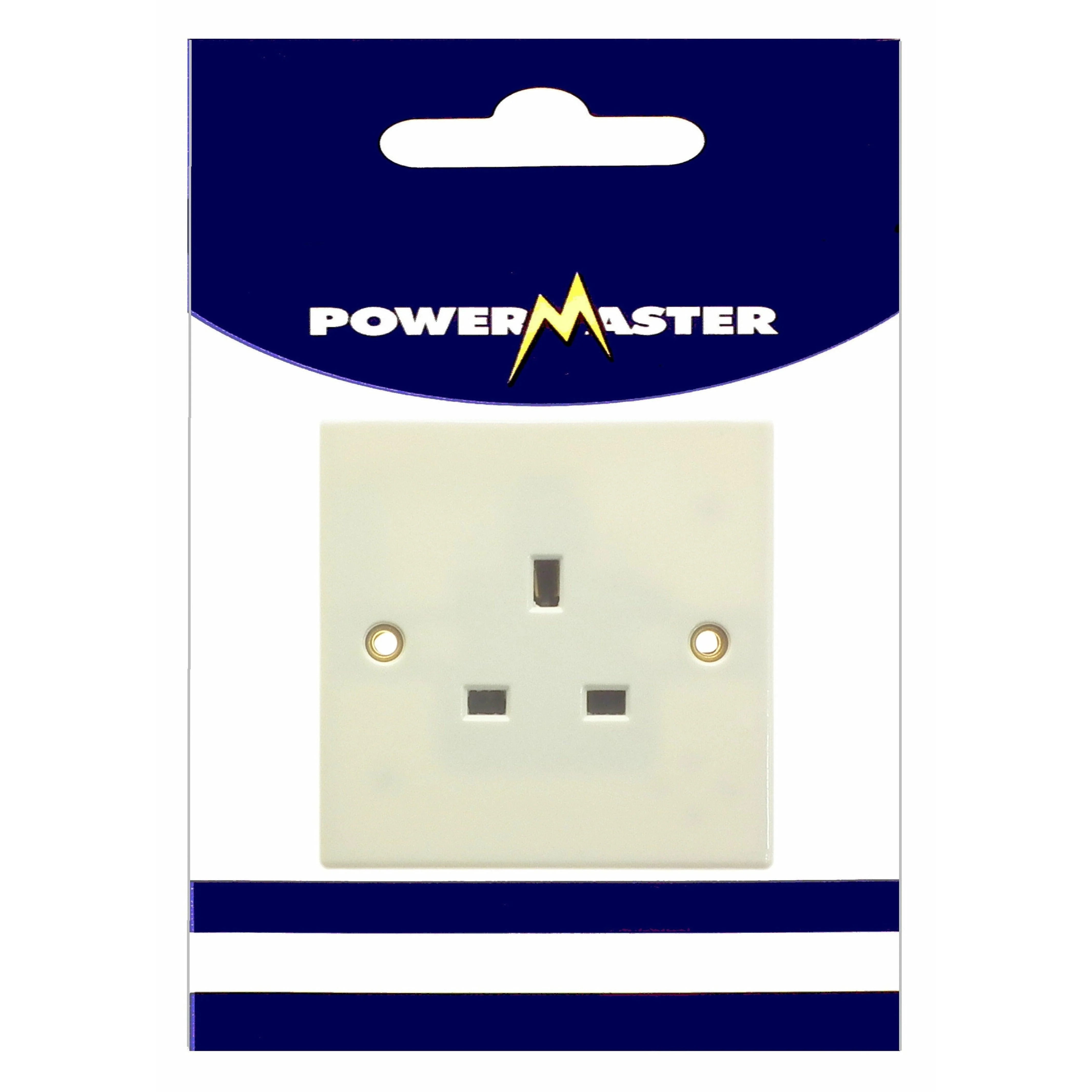 Powermaster 13 Amp 1 Gang Socket - White | 1434-36 - Image 2