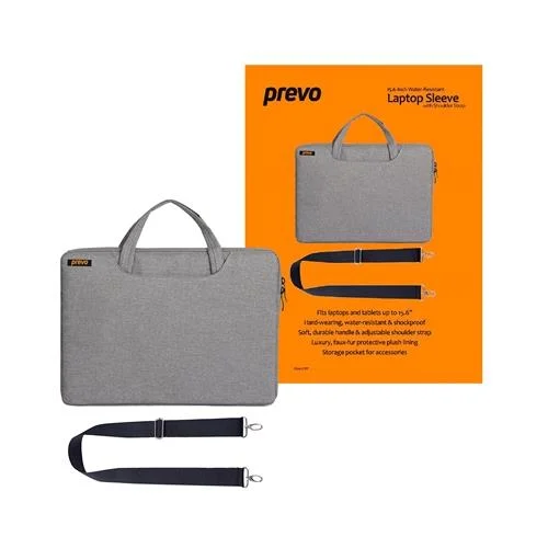 Prevo LB001 15.6" Notebook Sleeve Case - Light Grey | 871463 - Image 3
