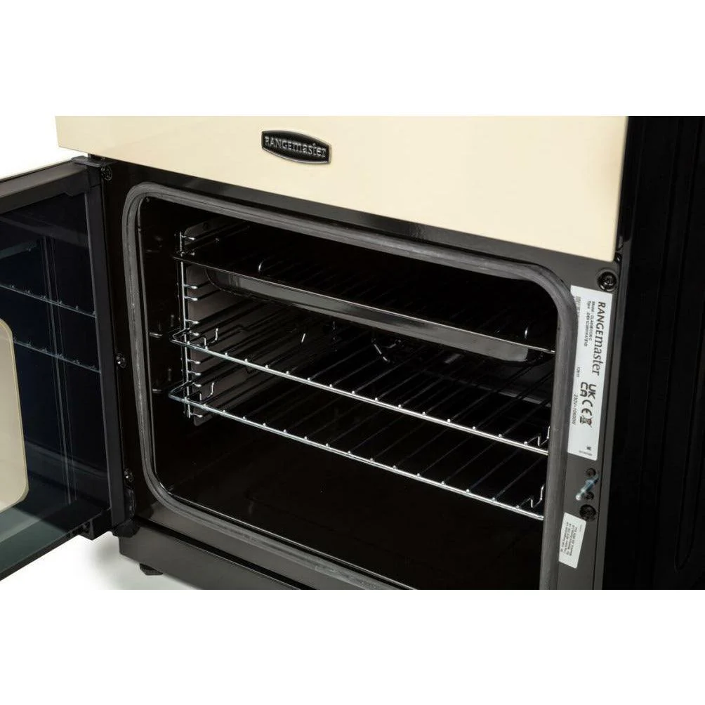 Rangemaster Classic 60CM Freestanding Dual Fuel Cooker - Cream & Chrome | CLA60DFFCR/C - Image 2