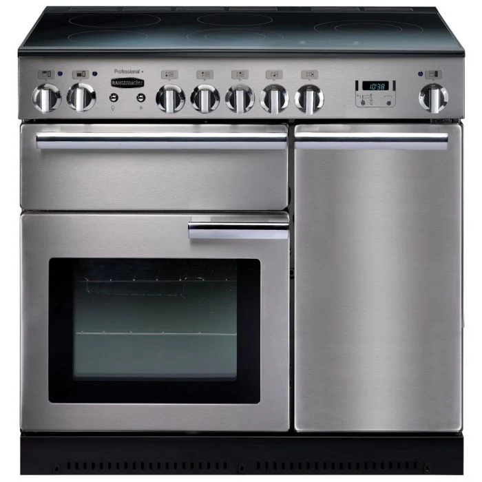 Rangemaster Professional 90CM Electric Range Cooker - Stainless Steel | PROP90ECSS/C