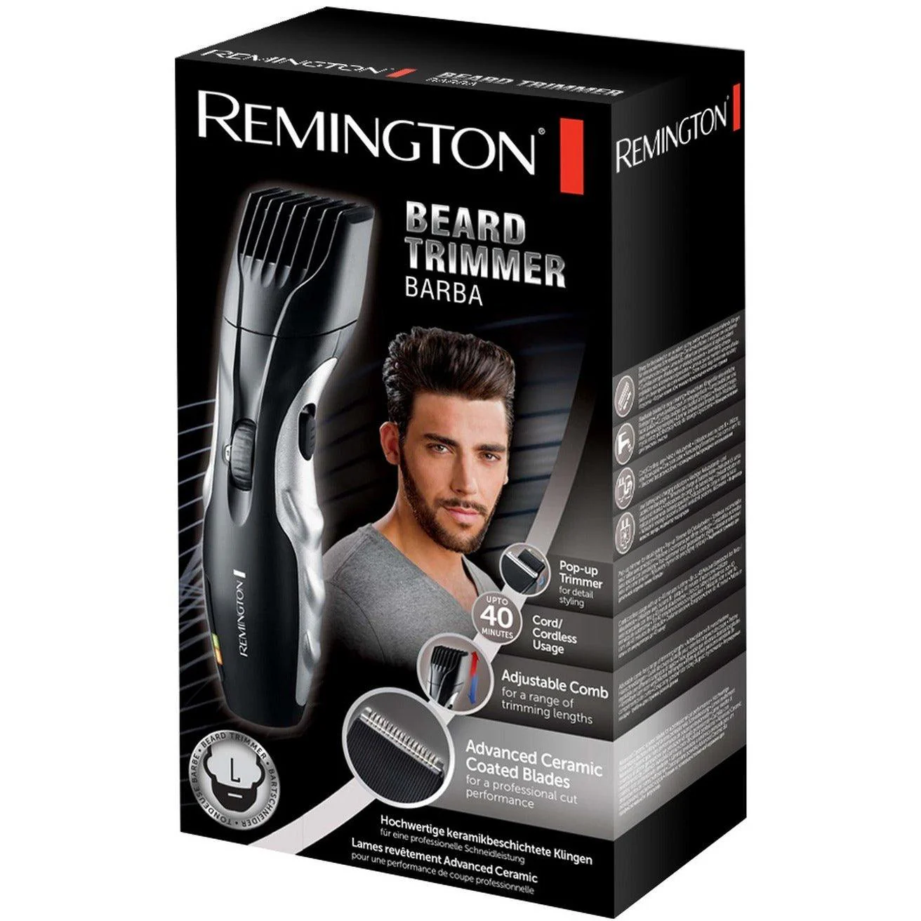 Remington Barba Beard Trimmer - Black | MB320C - Image 6