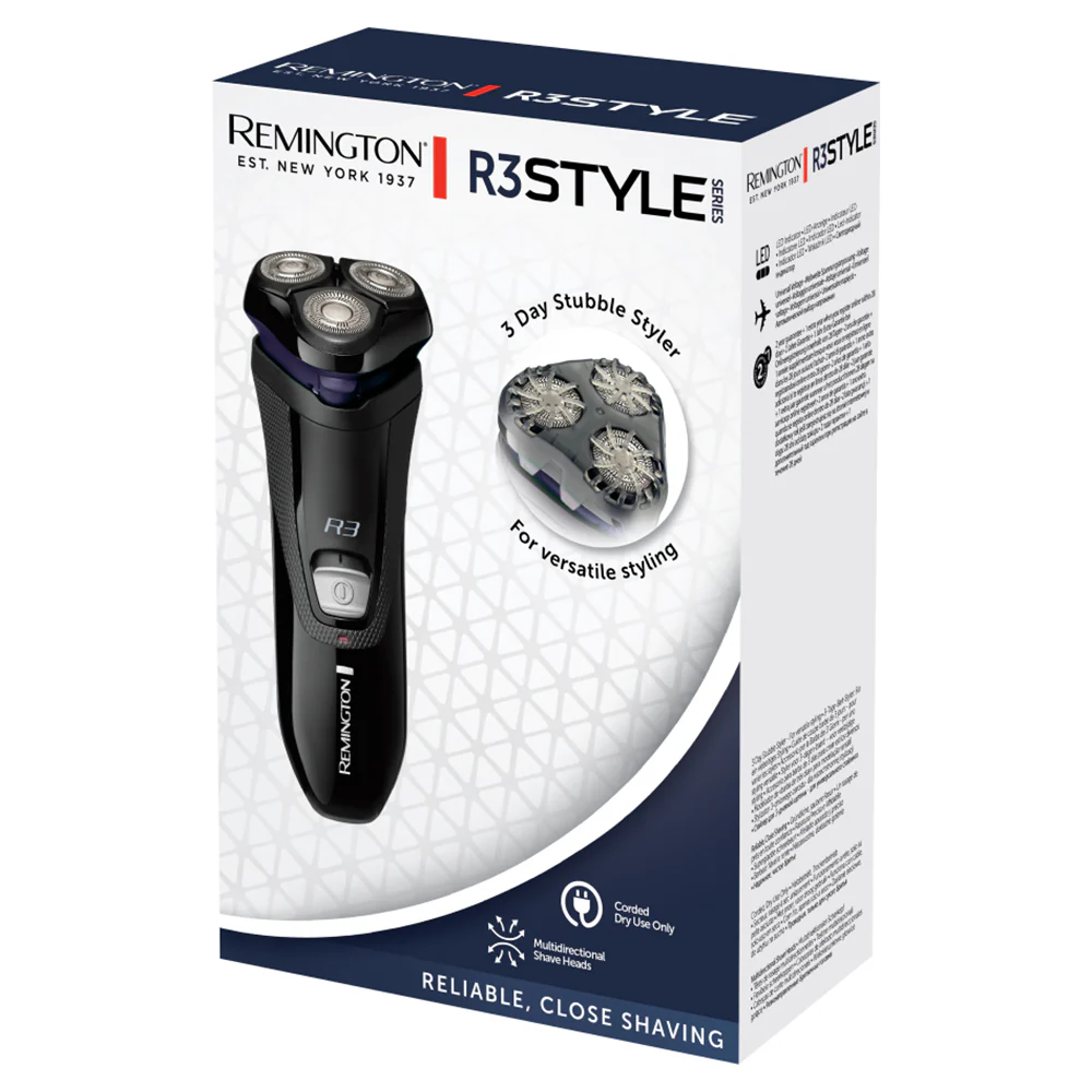 Remington R3 Style Series Rotary Shaver - Black | R30002 - Image 10