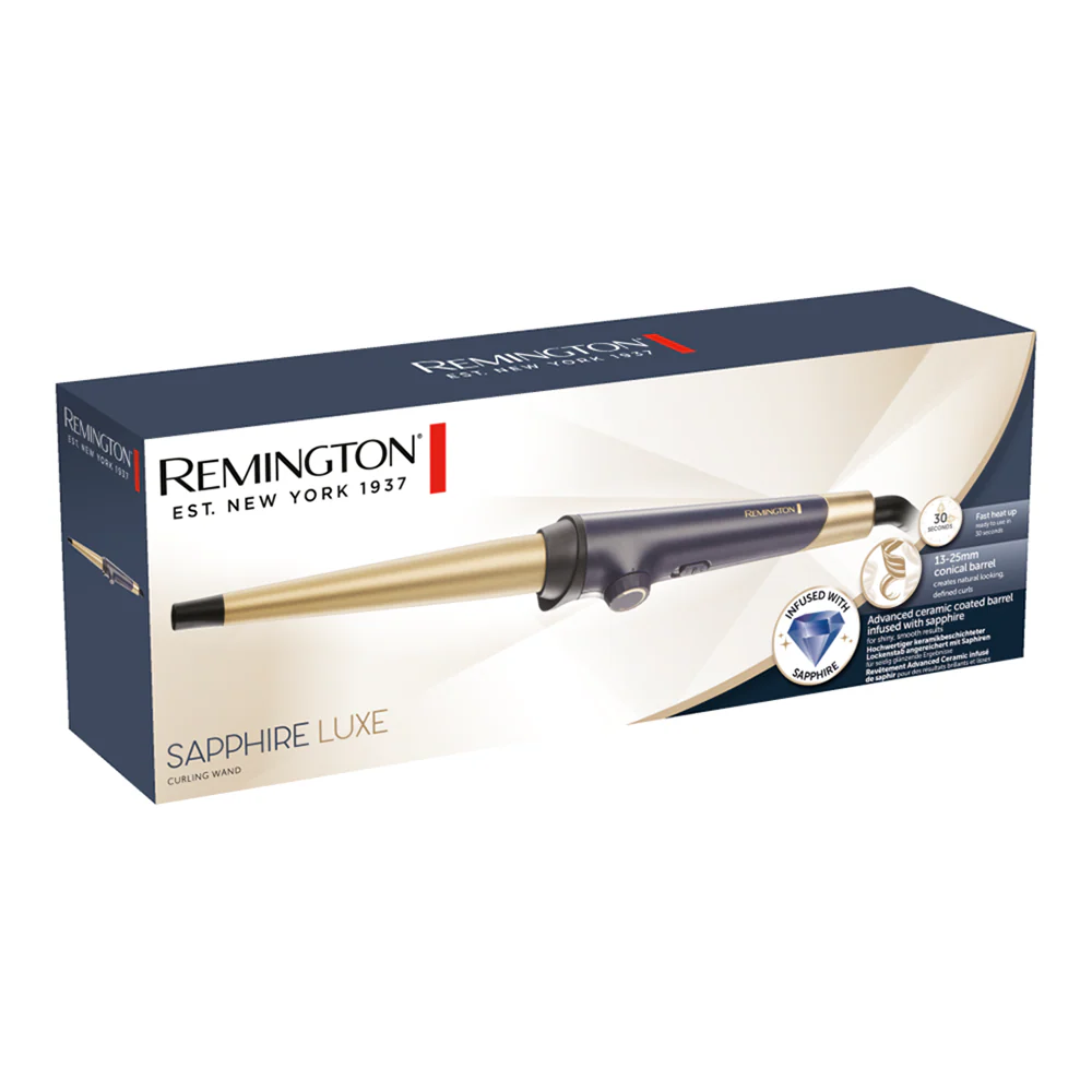 Remington Sapphire Luxe Curling Wand - Deep Blue | CI5805 - Image 7