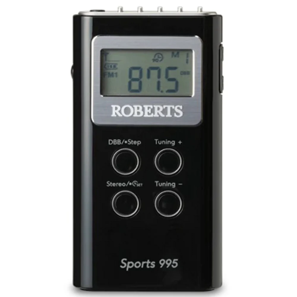 Roberts MW/FM Personal Stereo Radio - Black | SPORTS995 - Image 3