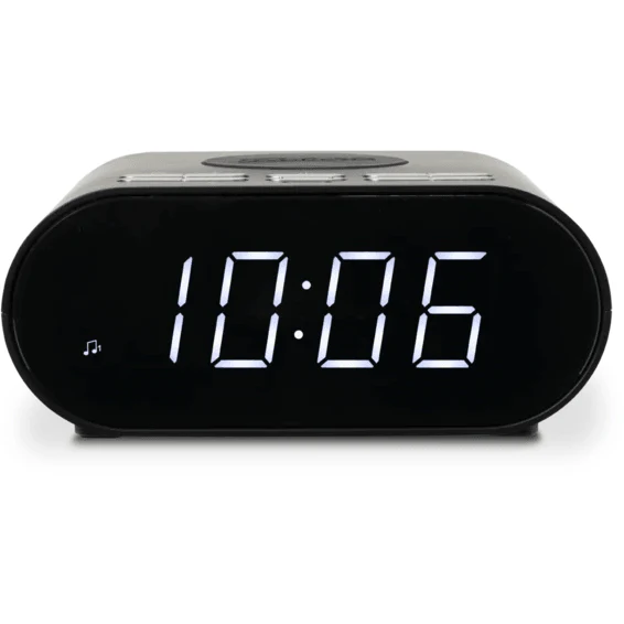 Roberts Ortus Charge FM Alarm Clock Radio With Wireless Charger - Black | ORTUS CHARGEBK - Image 8