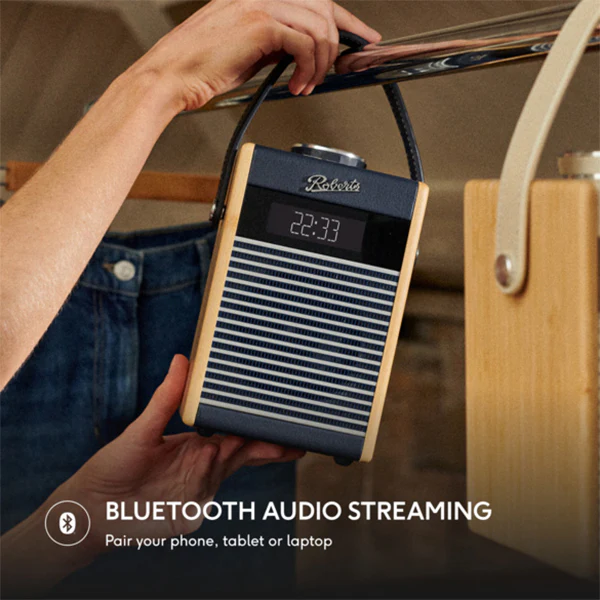 Roberts Rambler Midi DAB+/FM Portable Radio - Navy Blue | RAM-MIDINB - Image 7