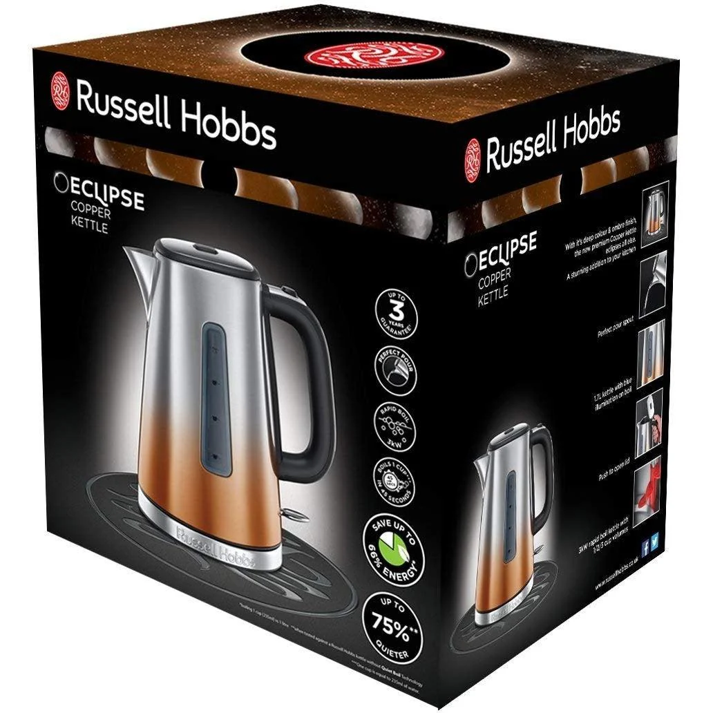 Russell Hobbs 1.7L Eclipse Kettle - Copper Sunset | 25113 - Image 5