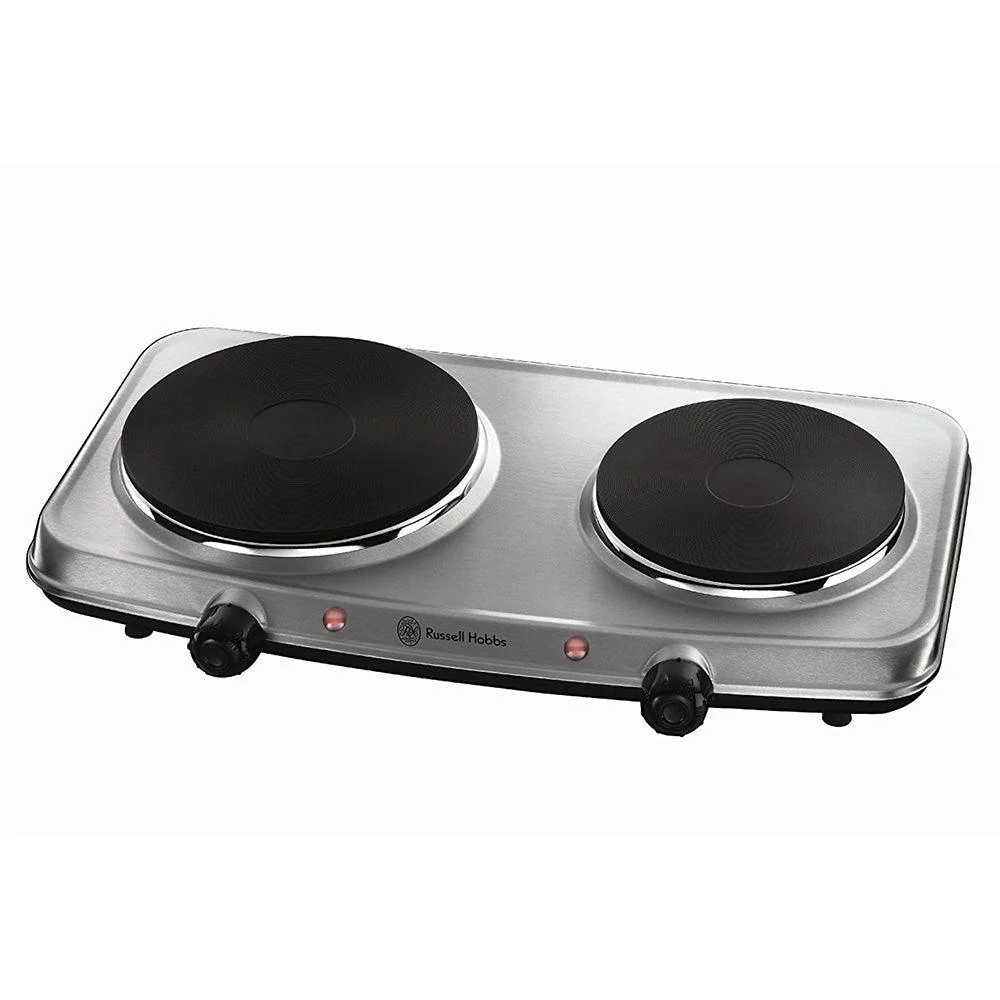Russell Hobbs 25CM 2 Zone Electric Mini Hob - Stainless Steel | 15199 - Image 12
